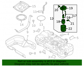 Fuel pump petrol pump Kia Niro 23- HEV