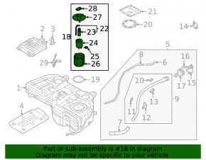 Fuel pump for Hyundai Tucson 22-25 2.5