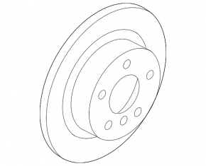 Brake disc rear right BMW i3 14-20 280mm