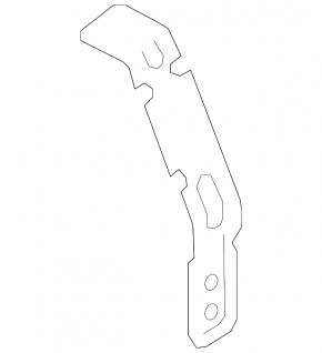 Left center wing bracket BMW X3 F25 11-17