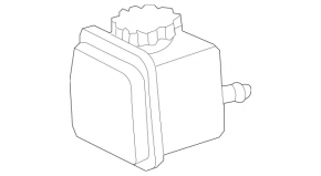Mercedes W211 power steering reservoir