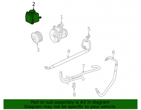 Mercedes W211 power steering reservoir