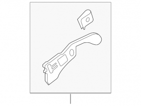 Upper left 2nd row seat bracket for Audi E-Tron 19-23