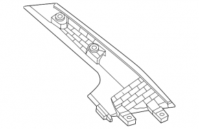 Rear pillar trim behind the window, left, BMW i4 22-26, black