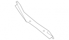 Seal wing hood-wing right Subaru XV Crosstrek 18-23
