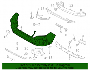 Subaru Forester 2022-2024 Wilderness front bumper
