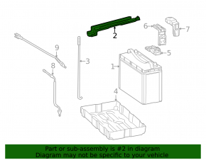 Battery mount LEXUS CT 200H 11-17