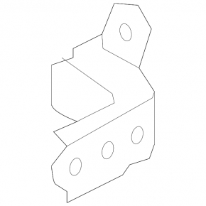 Door hinge lower rear right Hyundai Veloster 12-17