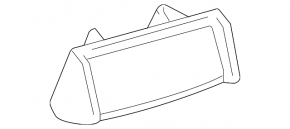 Lexus ES300 ES330 rear bumper license plate light