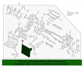 Kia K5 21-26 evaporator