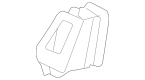 Front panel air vent center left Kia Sorento 21-24 HEV, PHEV