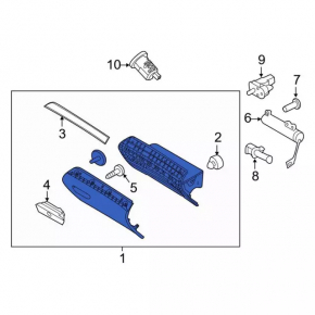 Glove box, glove compartment Ford Explorer 11-15 prerest ser