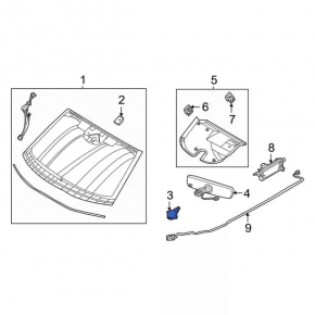 Rain Sensor Ford Mustang Mach-E 21-23