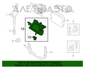 ECU bracket engine computer Mazda 6 13-17 2.5