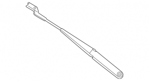 Right windshield wiper arm for Volkswagen ID.4 23-25