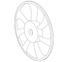 Cooling Fan Impeller Right Lexus NX200t NX300 15-21