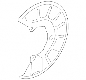 Brake Disc Cover Front Right Audi Q3 8U 15-18