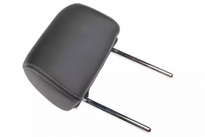 Rear left headrest for Chevrolet Volt 11-15, black leather, red stitching, dented