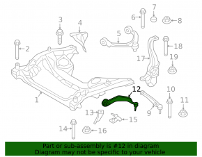Lower control arm front left front BMW 5 G30 17-23 RWD APLUS