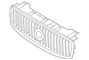 Volvo XC60 22-25 Chrome Grille