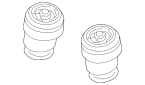 Air spring rear left BMW X5 F15 14-18