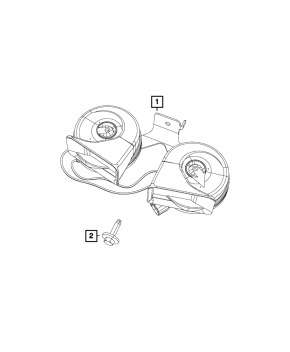 Signals in assembly 2 pcs Jeep Compass 17-