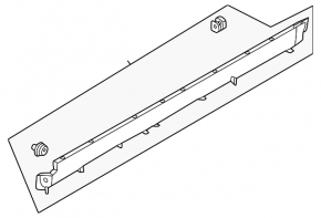 Right side sill for Nissan Ariya 23-25