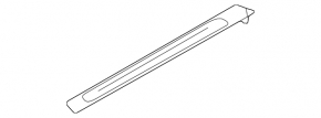 Audi E-Tron 21-23 black and chrome outer front right door sill plate