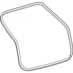 Rubber seal for tailgate Ford Edge 15-18