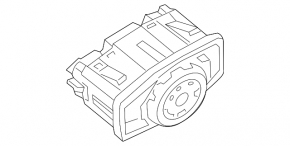 Ford Focus mk3 11-18 headlight control with fog lights and trunk button