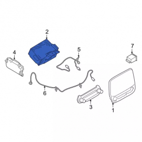 Navigation computer Ford Ecosport 18-19 under CD