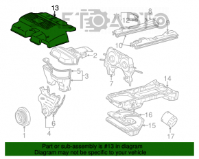 Lexus GS300 98-05 Engine Cover