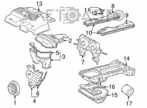 Lexus GS300 98-05 Engine Cover