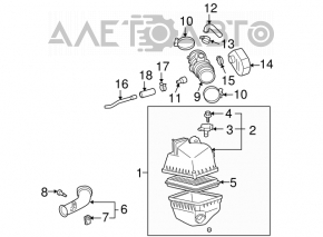 Toyota Highlander 01-07 Air Intake