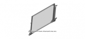 Air conditioner radiator condenser Chevrolet Camaro 16-23 6.2