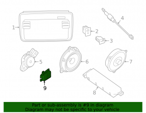 Nissan Leaf 18-22 Bose Audio Amplifier