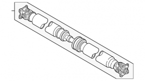 Driveshaft driveshaft Nissan Murano z52 15-