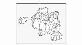 Air Conditioning Compressor Honda HR-V 16-18