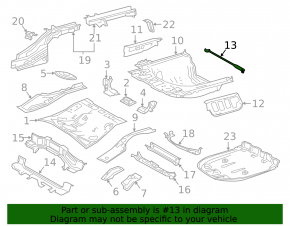 Rear strut bar Lexus ES250 ES300h ES350 19-