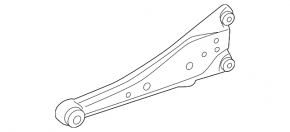 Rear left longitudinal arm Toyota Rav4 13-18
