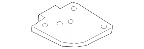 Lower bracket for the air conditioning valve block of the Audi E-Tron 19-23
