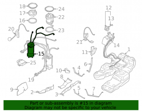 Fuel pump for Audi Q7 4L 10-15