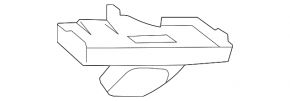 Right rear bumper mount for headlight, Lexus Hs250h 10-12