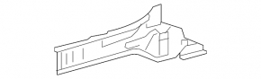 Outer part of the front left side member of the Lexus IS 14-16