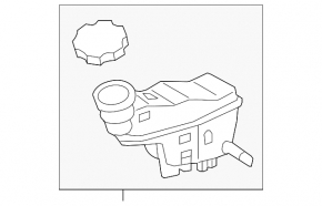 Hyundai Veloster GTZ reservoir 12-17