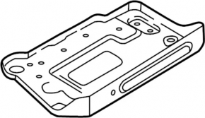 Battery tray Infiniti QX30 17-19 metal