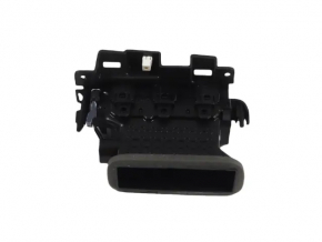 Left Jeep Compass 22-25 dashboard air vent, black with chrome molding