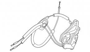 Front right door lock Nissan Murano 25-26