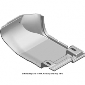 Floor covering right GMC Terrain 18-21 black