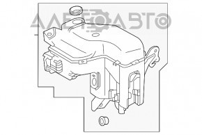 Naked washer reservoir Toyota Highlander 20-